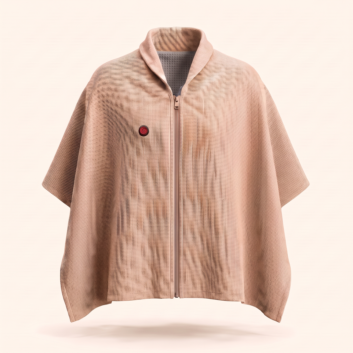CozyCovers Apricot shoulder cape, original clean front hero