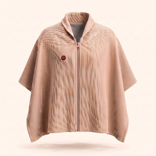 CozyCovers Apricot shoulder cape, original clean front hero